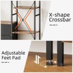 Triple Bookshelf with 3 Drawers & 10 Displays