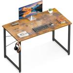 40-Inch Rustic Brown Computer Desk for Small Spaces