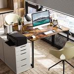 40-Inch Rustic Brown Computer Desk for Small Spaces