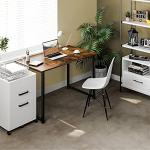 40-Inch Rustic Brown Computer Desk for Small Spaces