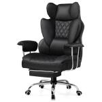Ergonomic Gaming Chair with Lumbar Support and Footrest