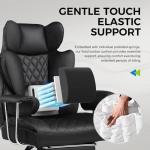Ergonomic Gaming Chair with Lumbar Support and Footrest