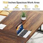 Tribesigns 70.8-Inch Modern Executive Office Desk