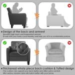 Set of 2 Black Faux Leather Accent Chairs