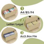 2-Drawer Locking File Cabinet with Printer Stand