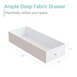 Lufeiya White 40-Inch Small Desk with Drawers