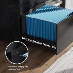 DUMOS 3-Drawer Rolling File Cabinet for Small Spaces