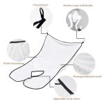 1/2PCS Male Shaving Aprons Creative Wall Mirror Suction Haircut Wrap Cape Home Salon Moustache Beard Shaving Apron Cleaning Bib