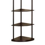 Coaster Home Furnishings - Bonwick - Engineered Wood - 72-Inch 5-Tier Candner Bookshelf with Transitional Style and Open Shelf with Tip-Over Restraint - Bedroom & Home Office - Cappuccino - 800279