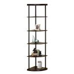 Coaster Home Furnishings - Bonwick - Engineered Wood - 72-Inch 5-Tier Candner Bookshelf with Transitional Style and Open Shelf with Tip-Over Restraint - Bedroom & Home Office - Cappuccino - 800279
