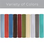 Smart Design Classic Grip Shelf Liner - 12 Inch x 10 Feet - Non Adhesive - Coral Orange