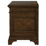 Coaster Home Furnishings - Hartshill - Oak Veneer & Wood - 5-Drawer File Cabinet with Felt-Lined Top Drawers and Bronze Hardware - Home Office - Burnished Oak - 881284