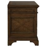 Coaster Home Furnishings - Hartshill - Oak Veneer & Wood - 5-Drawer File Cabinet with Felt-Lined Top Drawers and Bronze Hardware - Home Office - Burnished Oak - 881284