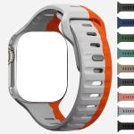Soft Silicone Bands For Apple Watch Band Ultra 49mm 44mm 45mm 42mm 41mm 42mm 38mm Smart Watchband Iwatch Serise 8 7 6 5 Bracelet