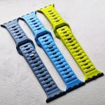 Soft Silicone Bands For Apple Watch Band Ultra 49mm 44mm 45mm 42mm 41mm 42mm 38mm Smart Watchband Iwatch Serise 8 7 6 5 Bracelet