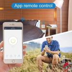 Tuya WiFi Smart Plug EU 20A Smart Socket Without Power Monitor Timing Voice Control Works Whit Alexa Google Home Alice