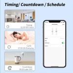 Tuya WiFi Smart Plug 20A Power Monitor Switch 16A Smart Socket Eu Plug with Timing Function Smart Life Support Alexa Google Home
