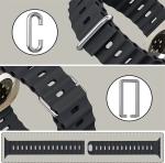 Silicone Ocean band for Apple Watch straps 45mm 46mm 40mm Ultra 2 49mm 44mm 41mm 38-42mm sport bracelet series 10 9 8 7 6 5 4 SE