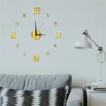 Luminous Digital Clock DIY Stereoscopic Wall Clock Silent Clock Living Room Bedroom Wall Clock Home Decorations