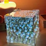 DIY Tulip Mirror Cube Lamp Flower Table Lamp Handmade Romantic Valentine's Day Lamp Tulips Home Decorations Gift for Girlfriend