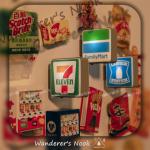 New Home Accessories Japan 711 Family Lawson Light Sign Fridge Magnets Creative Miniature DIY Magnetic Decorations