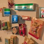 New Home Accessories Japan 711 Family Lawson Light Sign Fridge Magnets Creative Miniature DIY Magnetic Decorations