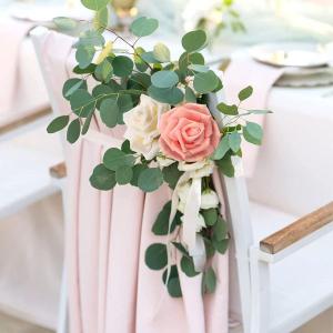 25Pcs Artificial Rose Flowers Foam Fake Faux Flowers Roses for DIY Wedding Bouquets Party Home Decor Garden Decoration