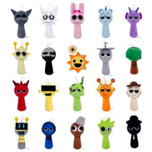 Sprunki Plush Toys Sprunki Plush Doll Sprunki Game Cartoon Pillow Kids Birthday Gifts Stuffed Dolls Christmas Gift