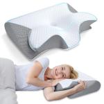 Butterfly Shape Slow Rebound Memory Foam Sleeping Pillow Comfortable Neck Support Cervical Orthopedic Massage Neck Pillow​