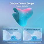 Neck and Shoulder Relaxer Cervical Traction Device for Muscle Tension Relief, chiropractic Pillow Repair