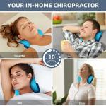 Neck and Shoulder Relaxer Cervical Traction Device for Muscle Tension Relief, chiropractic Pillow Repair