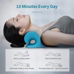 Neck and Shoulder Relaxer Cervical Traction Device for Muscle Tension Relief, chiropractic Pillow Repair