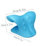 Neck and Shoulder Relaxer Cervical Traction Device for Muscle Tension Relief, chiropractic Pillow Repair