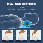 Eva Neck And Shoulder Relaxer, C-Shape Cervical Traction Device, Relax Spine Alignment, Chiropractic Pillow Stretcher Massager
