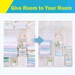 Cube Vacuum Storage Bags umbo Vacuum Seal Bags for Clothes, Bedding, Blanket, Comforter, Duvet, Pillow, Idea for Travel & Closet