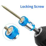 Universal 1/4 Batch Head Colored Magnetic Coil Metal Screwdriver Head Positioning Magnetizer Electric Tool Accessory Set