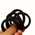 Band 50pcs High Elasticity Solid Color Rubber , Fashionable Simple Hair Accessories Ideal Gift Choice For Women And Girls