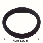 Band 50pcs High Elasticity Solid Color Rubber , Fashionable Simple Hair Accessories Ideal Gift Choice For Women And Girls