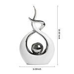 Norrclp Home Decor Modern Abstract Art Ceramic Statue Table Decorations for Dining Room Living Room Office Centerpiece