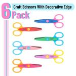 Mr. Pen Craft Scissors - Decorative Edge, 6 Pack, Zig Zag, Scrapbooking, Fancy, Pattern, Design