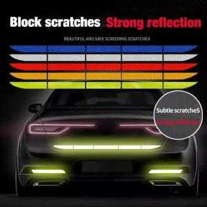 1 set Reflective Warning Safety Tape - Car Trunk Anti-Collision, Add Protection For Your Vehicle Auto Decor Decals Accessories