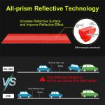 1 set Reflective Warning Safety Tape - Car Trunk Anti-Collision, Add Protection For Your Vehicle Auto Decor Decals Accessories