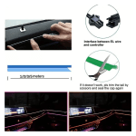 3M-5M Atmosphere Lamp EL Cold Light Line With DIY Decorative Dash Board Console Auto LED Ambient Light Car Interior Accessorie