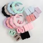 3Pcs Set Washing and Hair Accessories for Women Washing and Bathing Cloud Sponge Hair Bands Makeup and Makeup Removal Headbands