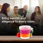 Glade 1-Wick Scented Candle Jar, 2in1 Hawaiian Breeze & Vanilla Passion Fruit, Air Freshener Infused with Essential Oils, 4.08 Oz, 2 Count