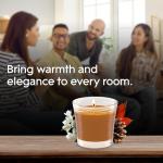 Glade 1-Wick Scented Candle Jar, Cashmere Woods, Air Freshener Infused with Essential Oils, 4.08 Oz, 2 Count