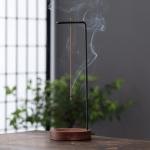 Creative Upside Down Incense Burner Incense Stick Holder Wooden Round Incense Tray Ornament Bedroom Home Yoga Decoration Crafts