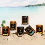 6 Pack Scented Candles Set, 42oz 300 Hour Long Lasting Candle, Soy Candles for Home Scented, Scents of Pink Sands/Coconut Vanilla/Bahama Breeze/Pineapple Cocktail/Sicilian Lemon/Vanilla Ice Cream