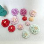 Silicone mold for handmade peony flower scented plaster candles