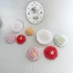 Silicone mold for handmade peony flower scented plaster candles
